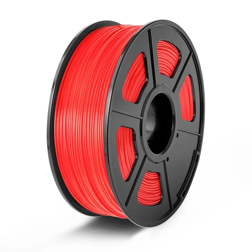 PLA-luminous red SUNLU Филамент PLA 1,75 мм 1 кг с катушкой экологически чистый Pla 3D Сублимация для 3d принтера и ручки для детей материал для черчения - Цвет: PLA-luminous red