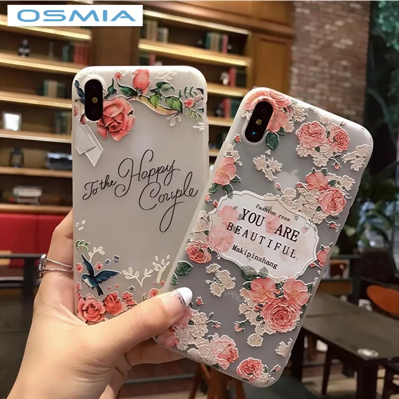 Osmia помощи ТПУ чехол для iPhone 7 8 7/8 Plus ультра тонкий скраб силиконовые Телефонные