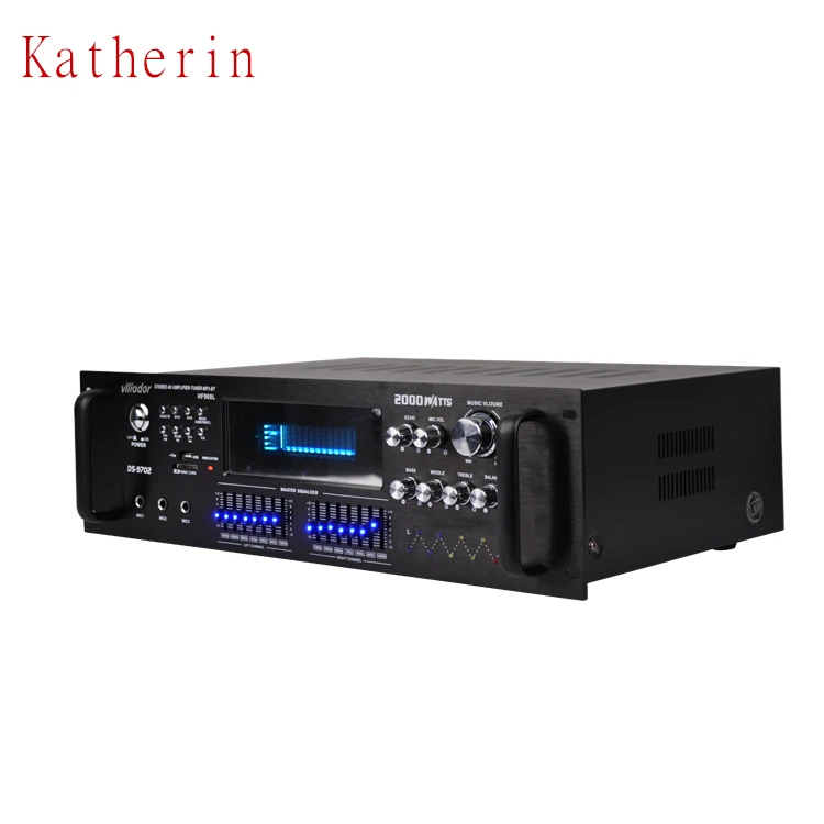 С эквалайзером HF908L высокой мощности Bluetooth KTV усилитель/караоке ОК звук пение/с пультом дистанционного управления