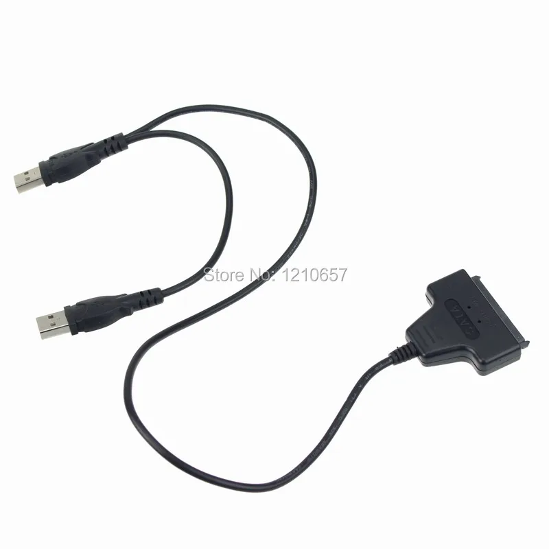 2 шт./партия адаптер для кабеля питания и передачи данных с двумя USB 0 на SATA 15 + 7 Pin|usb