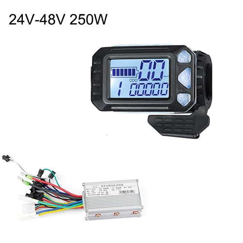 24V-48V 250W type 1 350 Вт контроллер электровелосипеда Finger дроссельная заслонка ЖК-дисплей для электрического велосипеда Электрический контроллер для мотороллера бесщеточный мотор электрический велосипед - Цвет: 24V-48V 250W type 1