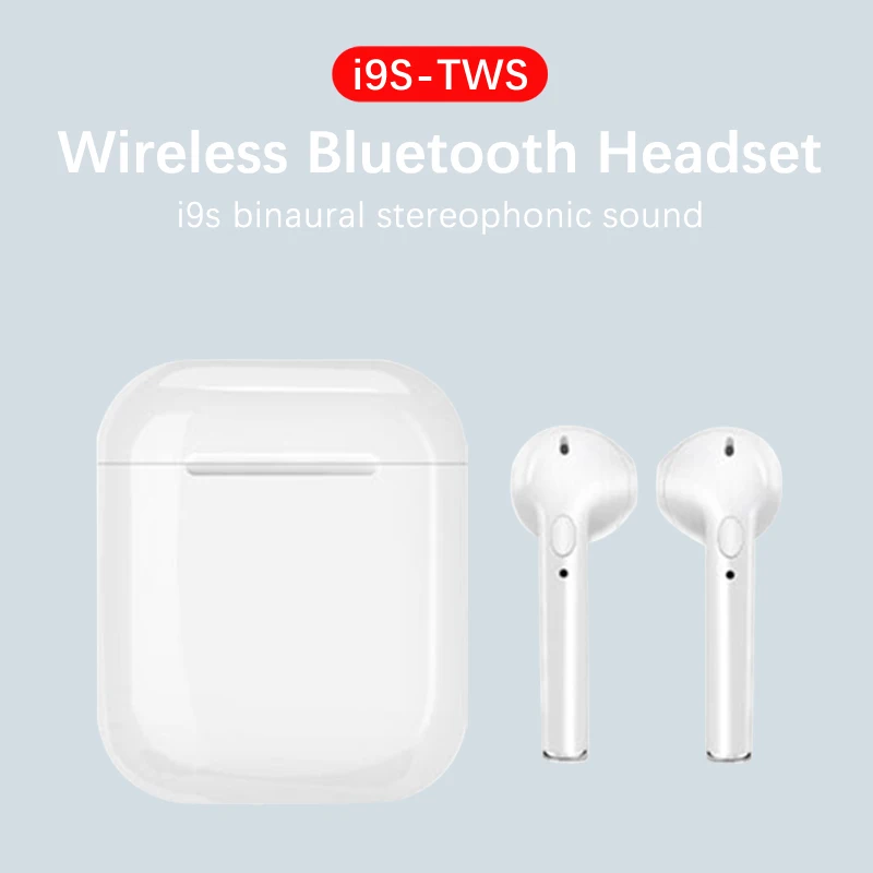 Bluetooth Headset i9S-TWS Twins with Mini Charging Box Wireless Headse't Hands-free Stereo Microphone Universal Headphones |