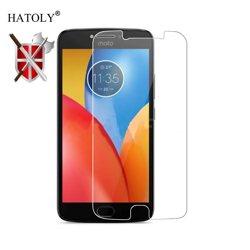 2 шт. закаленное стекло для Motorola Moto E4 Plus США Защита экрана полностью клеящаяся