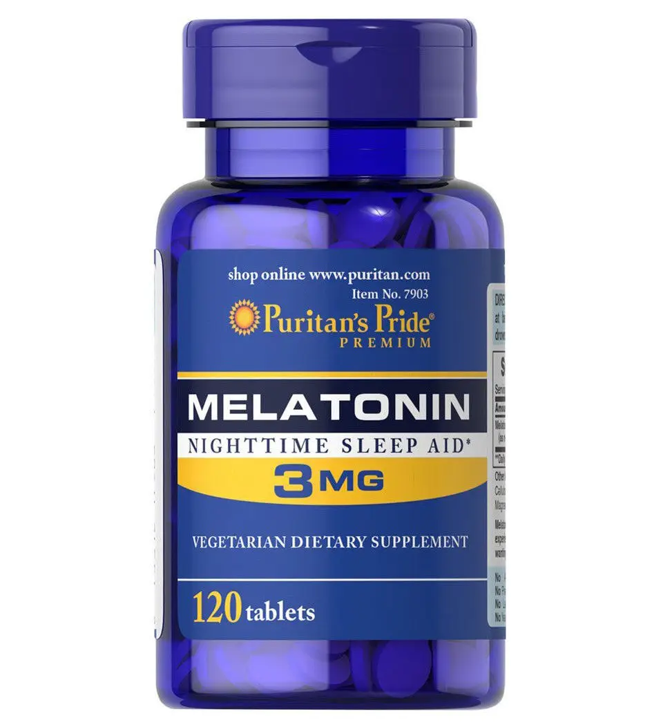 

Hotsale Melatonin 3mg*120 pcs Help improve sleep nighttime sleep aid helps you fall asleep quickly and stay asleep longer