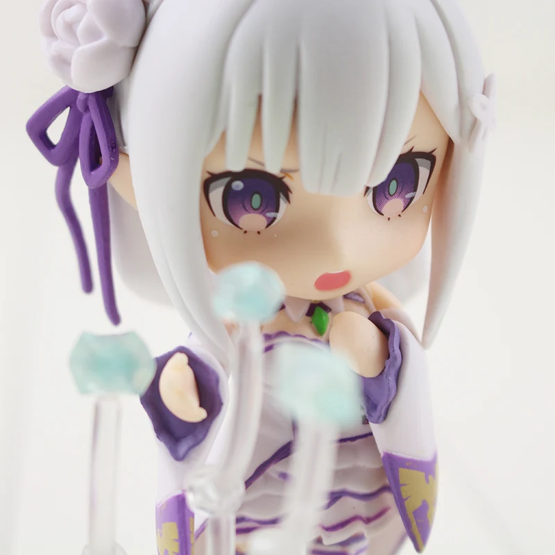 10 см аниме Re: жизнь в другом мире от Zero Emilia фигурка Nendoroid 751 Q версия ПВХ фигурка Коллекция Модель игрушки