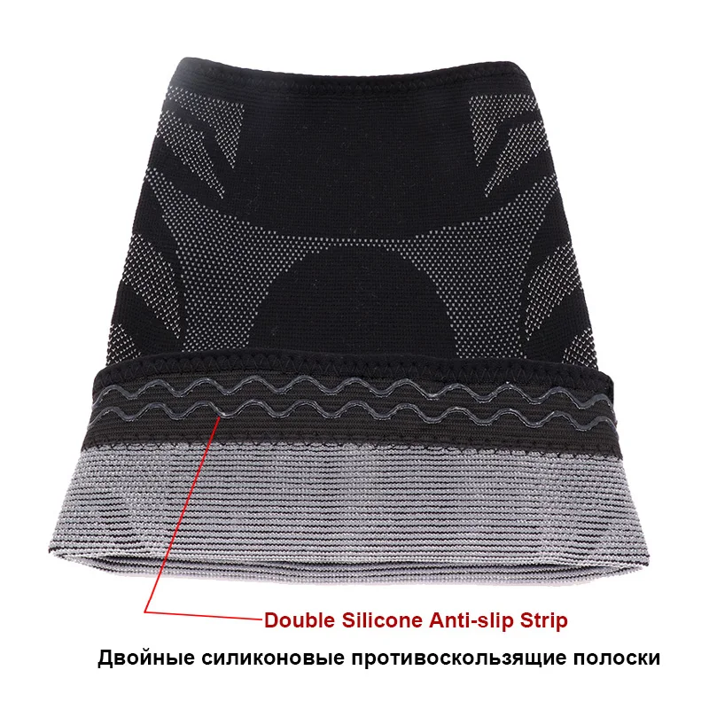 COYOCO матовая черная противоскользящая полоса Спорт коленные Поддержка колодки 1