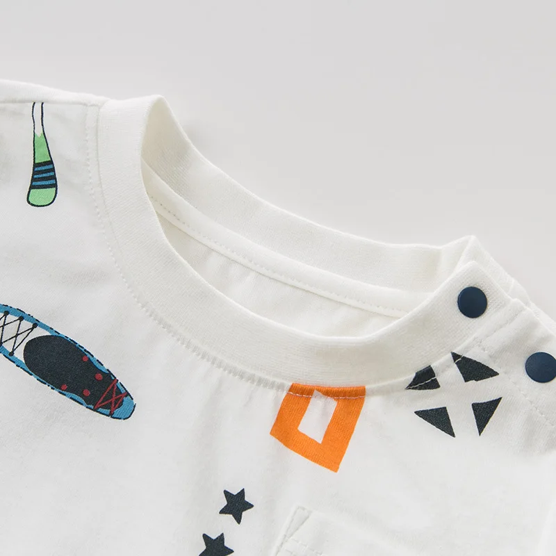 DB10467 dave bella summer baby boys fashion clothing sets casual short sleeve suits children beige clothes | Детская одежда и
