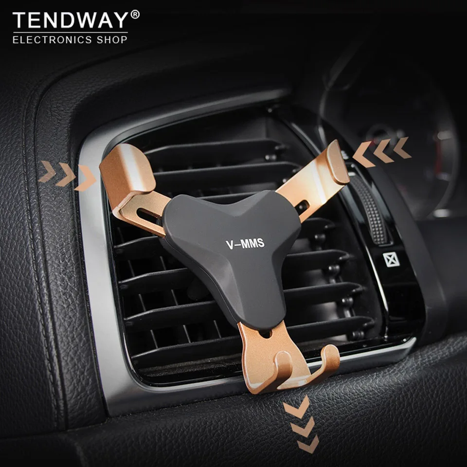 Tendway гравитационный Автомобильный держатель для телефона с поворотом на 360