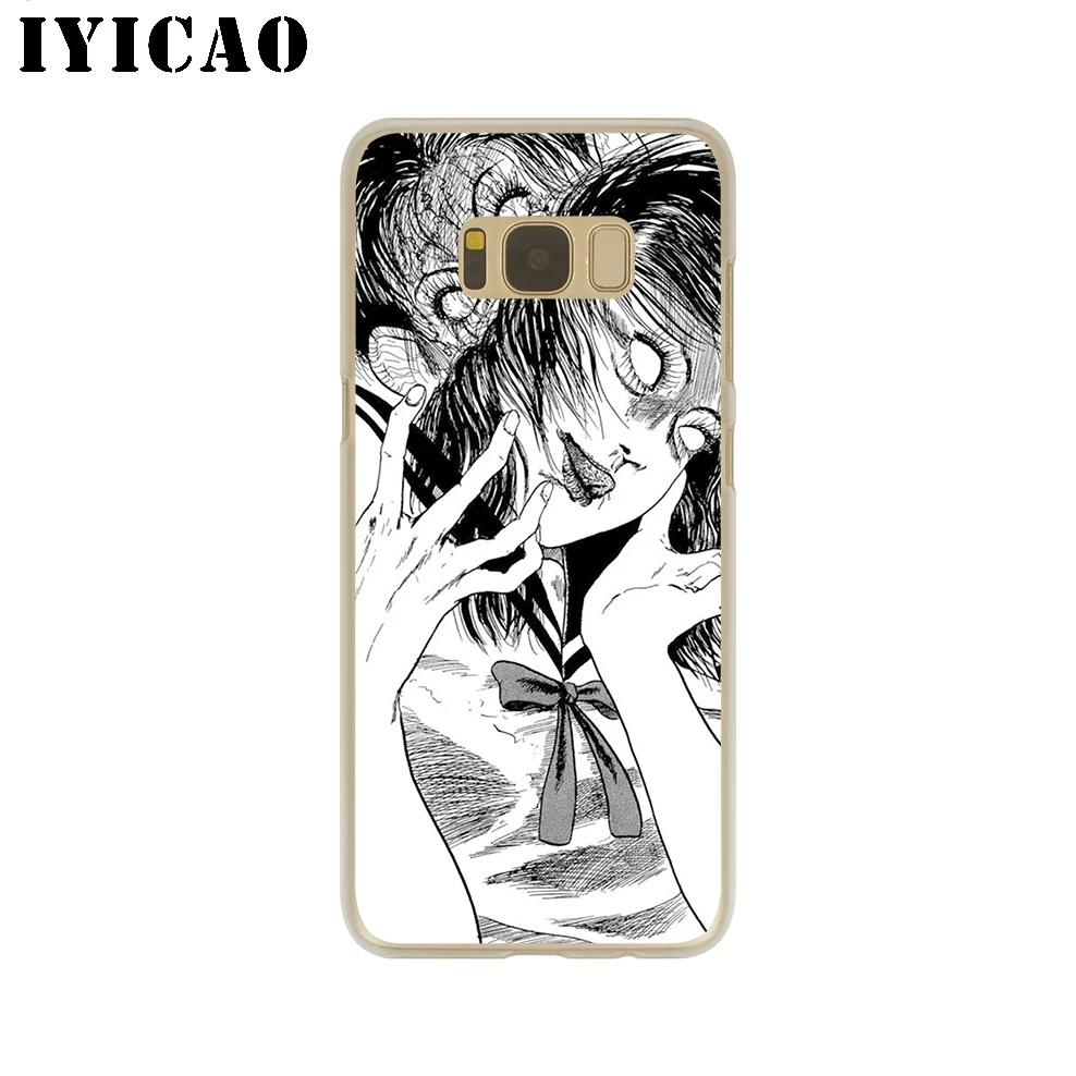 IYICAO Japanese horror comic Hard Case for Samsung Galaxy S10e S10 S9 S8 Plus S6 S7 Edge Cover Note 9 8 10 | Мобильные телефоны и