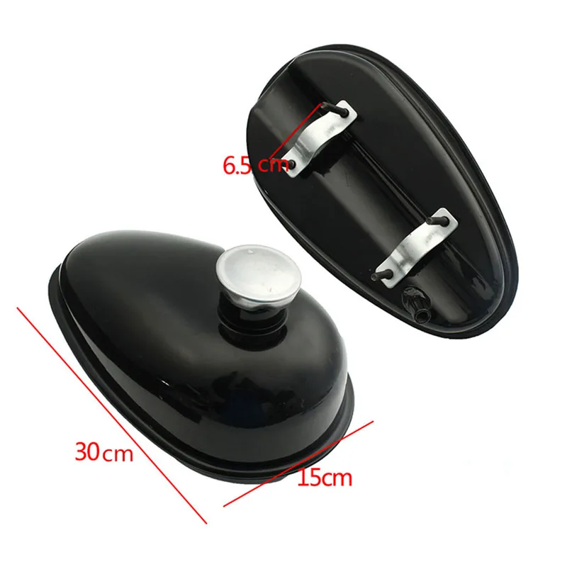 Универсальный моторизованный топливный Бензобак для велосипеда 3 л с черной