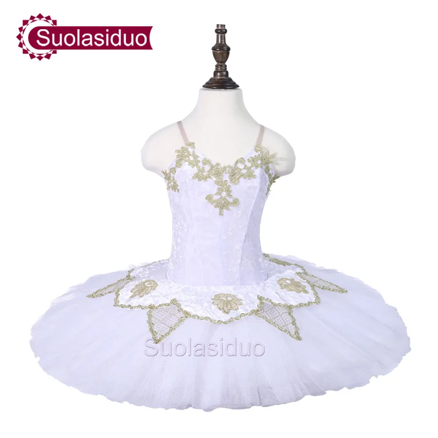 

Children White Ballet Tutu Black Swan Performance Stage Wear Girls Ballet Dance Competition Costumes Women Ballet Skirt