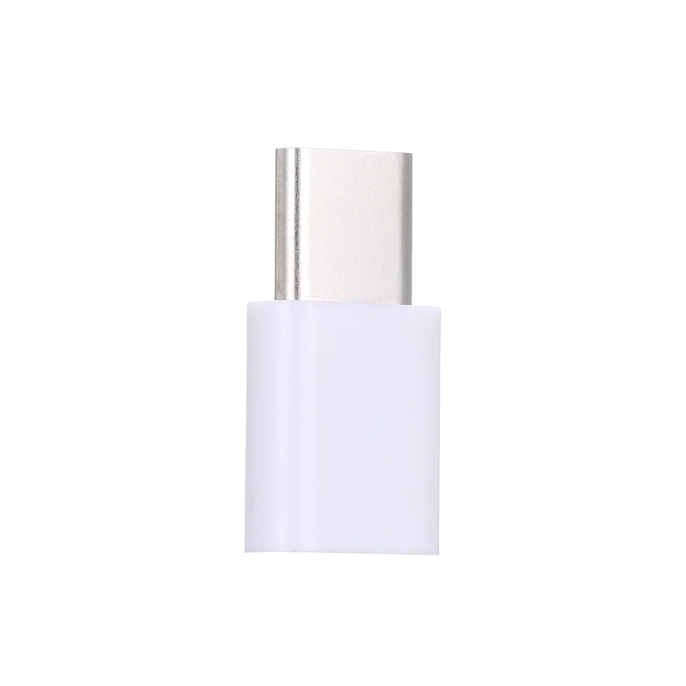 Черный/белый кабель адаптер Micro USB к Type C универсальный конвертер разъем для iOS Huawei
