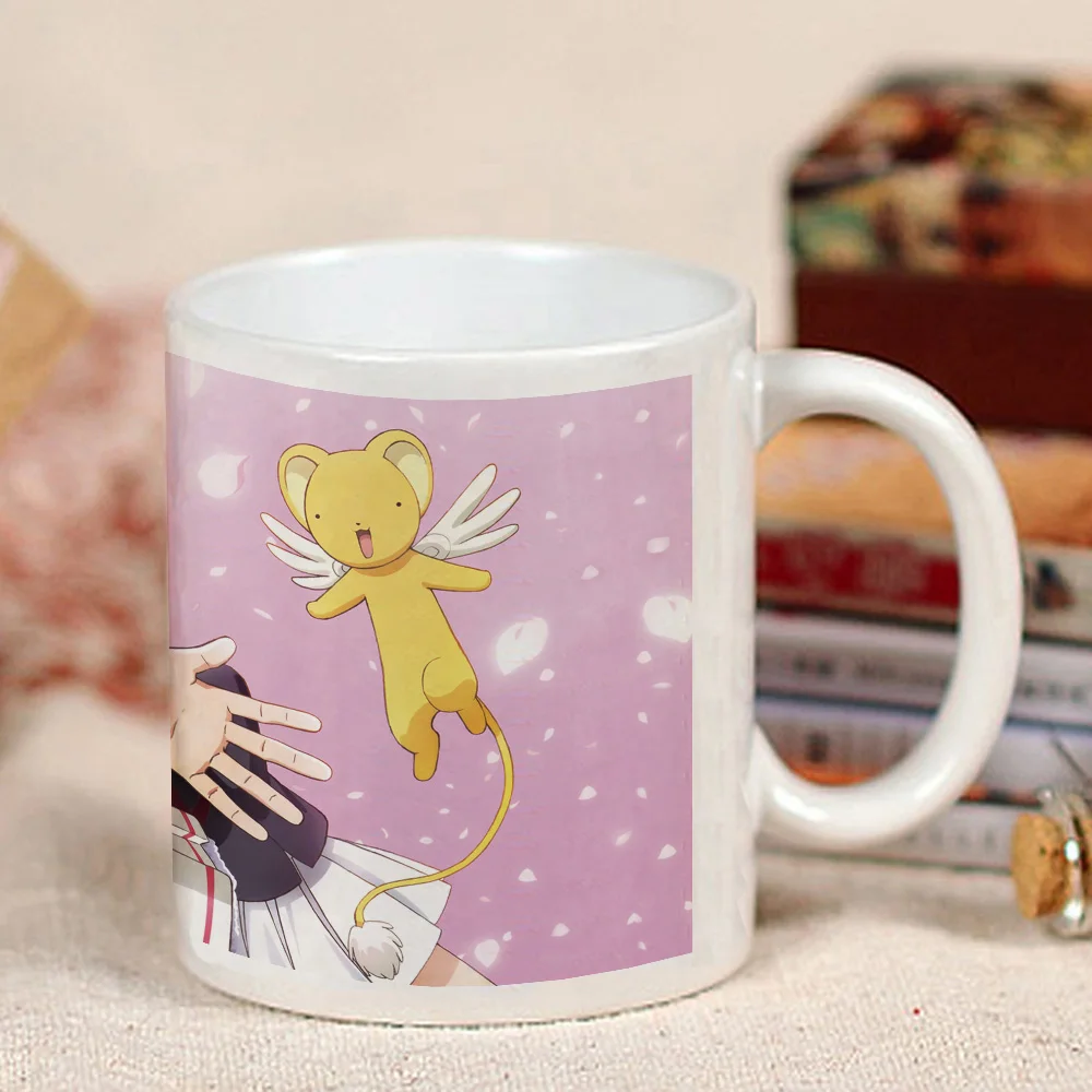 Аниме Cardcaptor милый Сакура КИНОМОТО кофейная кружка с рисунком карты Captor молока