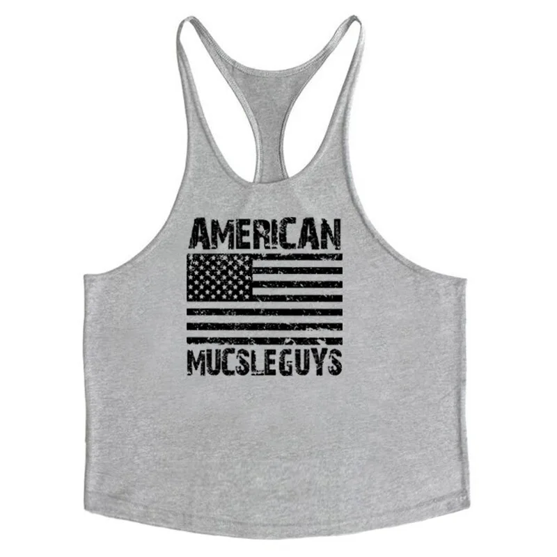 2019 бренд для мужчин s летний жилет без рукавов Tanktops костюмы Бодибилдинг майка