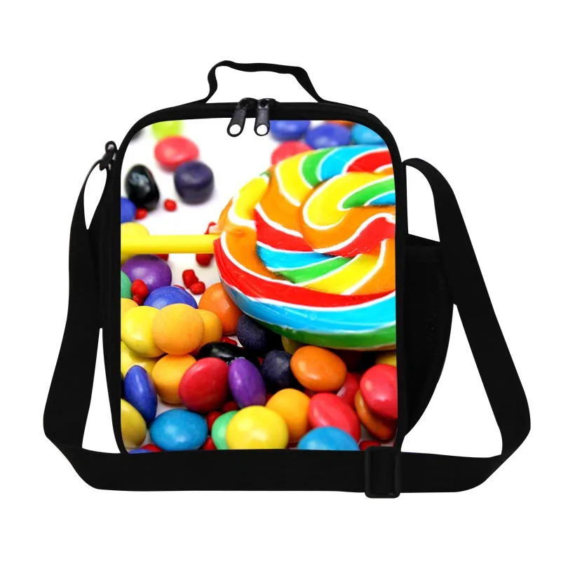Цветная конфетная печать детская сумка для хранения продуктов питания коробка