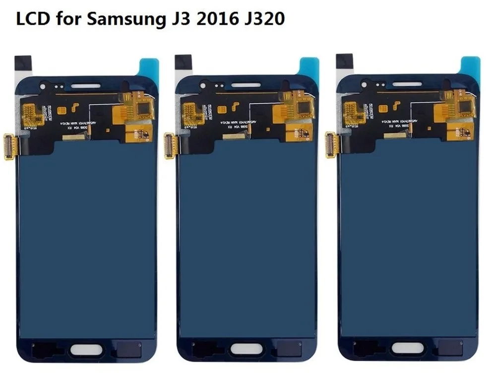 Сенсорный ЖК экран с дигитайзером для Samsung Galaxy J3 2016 J320 J320A J320F J320M J320FN в сборе + клей
