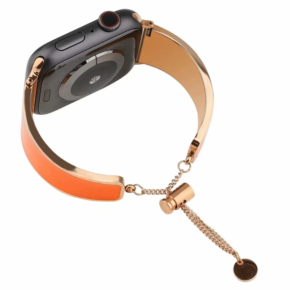 Простой ремешок для iwatch, 38 мм, 42 мм, 44 мм, 40 мм, браслет для Apple Watch, 38 мм, нержавеющая сталь, серия 4, 3, 2, 1