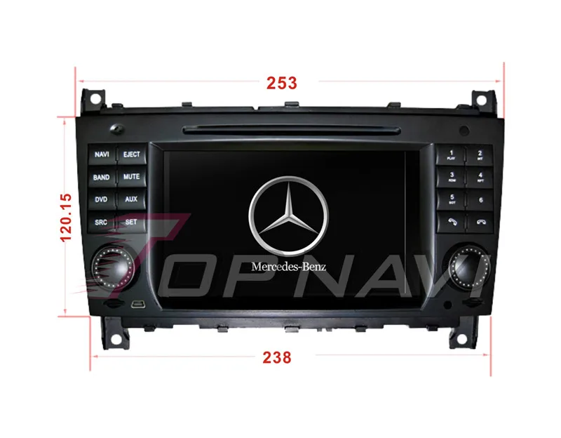 Topnavi Android 9,0 автомобильный ПК dvd-плеер для бенз Слк W209(2006 2007 2008 2009 2010 2011 2012) CLS W219(2004-2008) gps-навигация