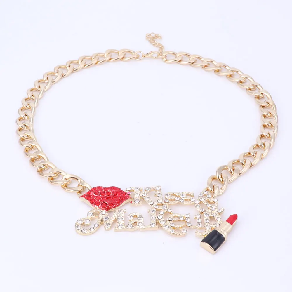 Красная Сексуальная губная и эмалированная помада поцелуй макияж женское