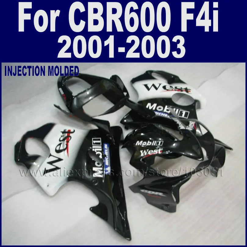 Корпуса из АБС пластика набор пластиковых обтекателей для мотоциклов Honda CBR 600 F4i 01