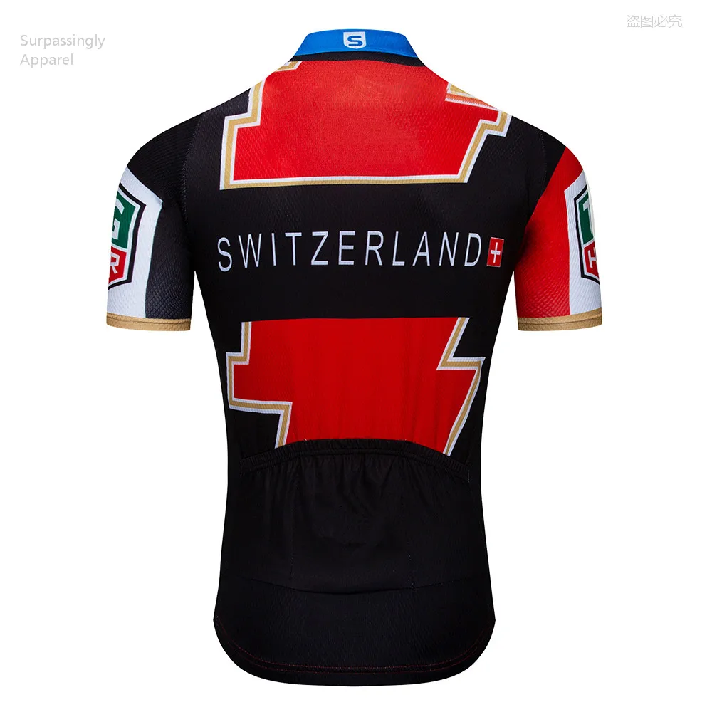 2018 Men's Outdoor Switzerland Cycling Jersey Bike Sportswear Ropa Ciclismo Bicycle Sports Clothing Wear MTB | Спорт и