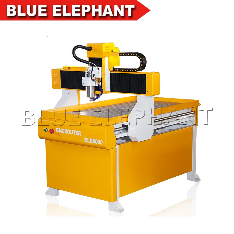 Недорогой Китайский деревообрабатывающий фрезерный станок с ЧПУ Blue Elephant 6090 3d