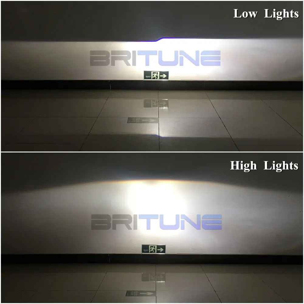 Britune 1 шт. авто объектив 2 5 дюймов Модернизированный проектор H1 HID светодиодные