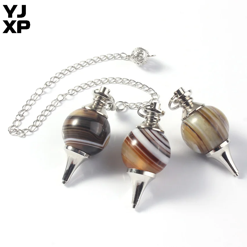 Круглые камни YJXP для кофейных агатов 7 шариков из чакры Reiki лечебные духовные