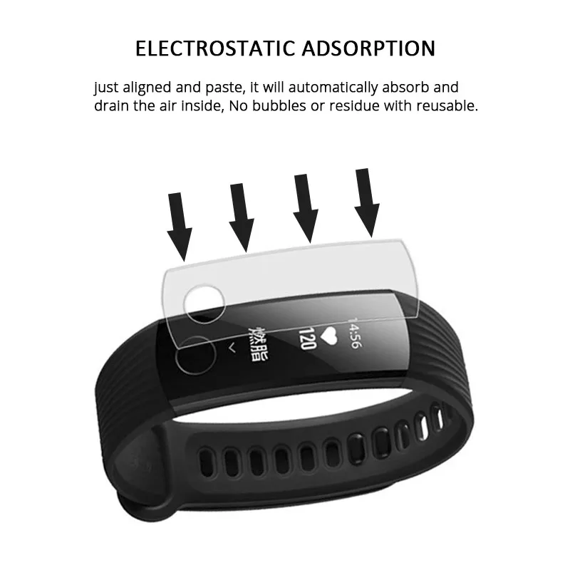 5 шт./3 шт./2 шт. для Huawei Honor Band 3 защитная пленка экрана Молодежные Смарт часы мягкая