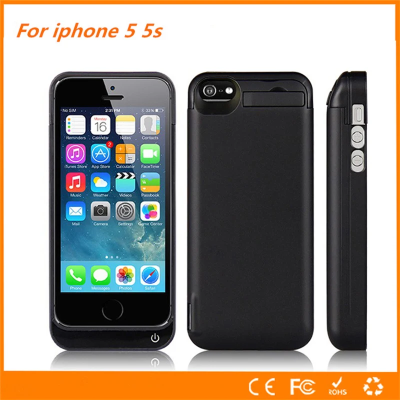 Чехол для iphone 5S 4200 мАч ультра тонкий чехол резервного копирования зарядка