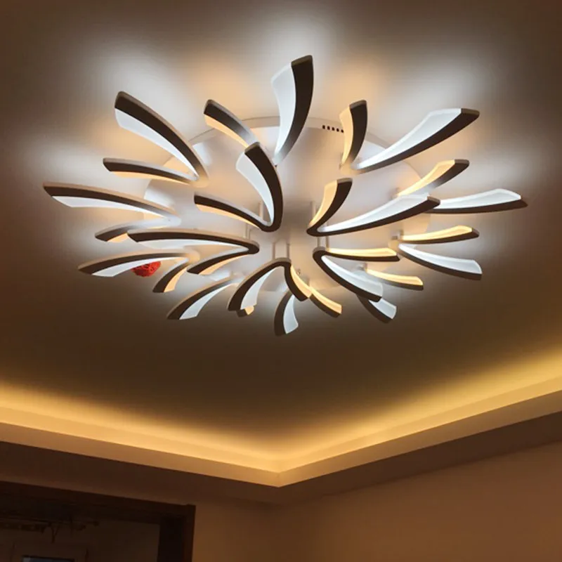 

Art Decor remote control ceiling chandeliers for Living room Bedroom Kitchen Lounge Lighting LED spider chandelier Lamp Fixtures