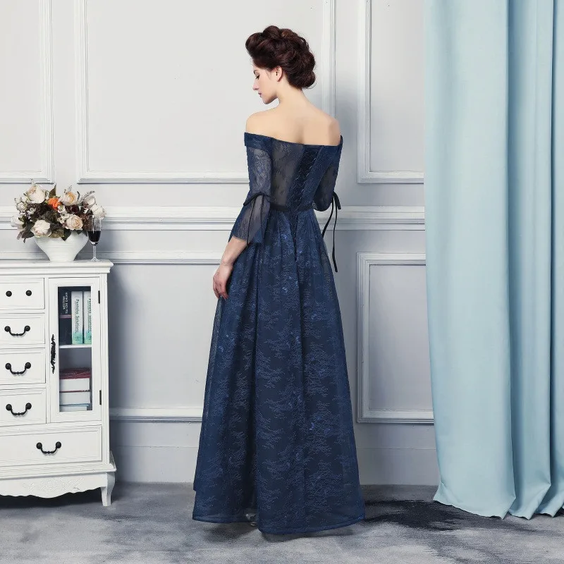 Длинное вечернее платье Vestidos De Noite Para A Festa 2020 с открытыми плечами элегантные