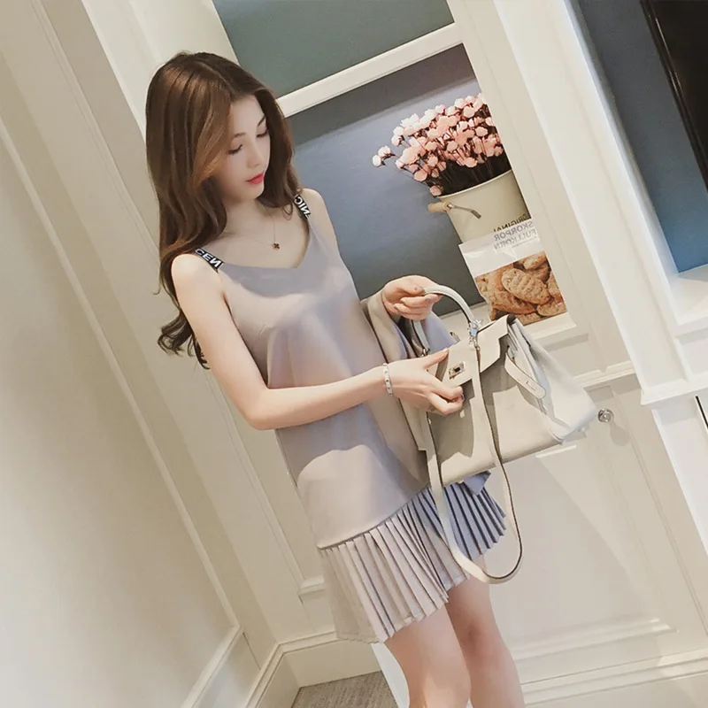 2018 сезон: весна–лето мода тонкий средней длины раздел костюм жилетка +