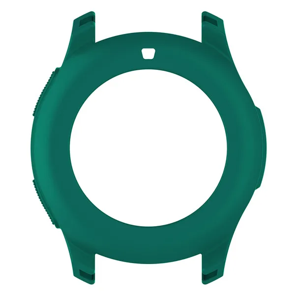 green Силиконовый защитный чехол с петлей на край для gear S3 Frontier и samsung Galaxy Watch 46 мм - Цвет ремешка: green