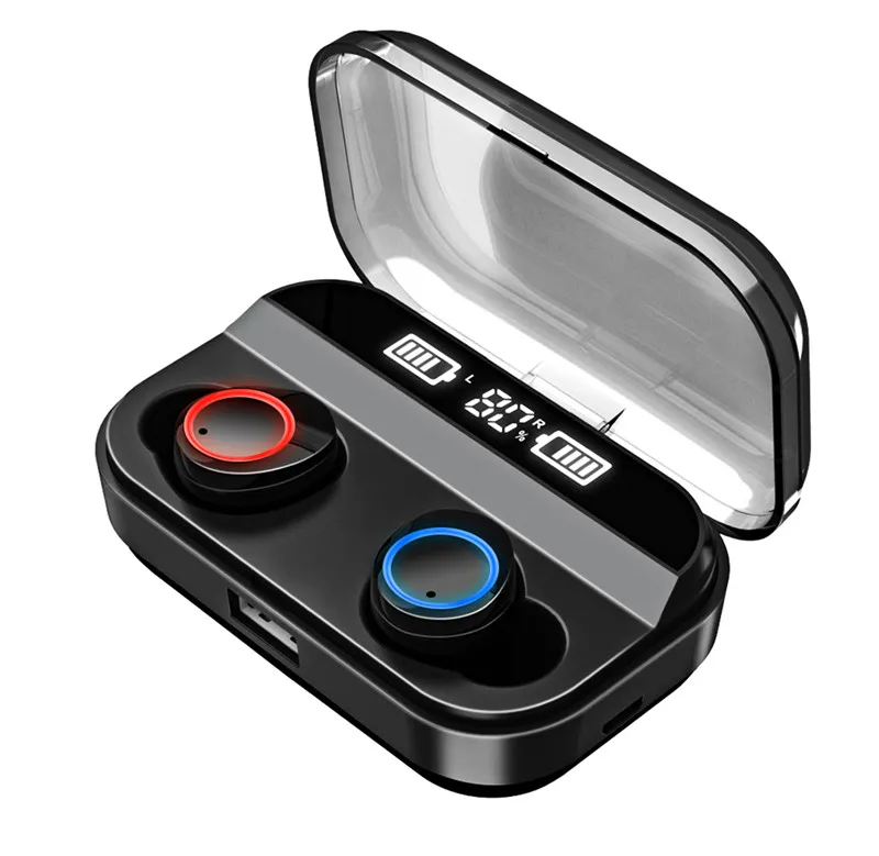 X11 BLACK TWS Bluetooth с сенсорным управлением 5,0 водонепроницаемые IPX7 наушники истинные беспроводные наушники HD стерео беспроводные HiFi глубокие басы - Цвет: X11 BLACK
