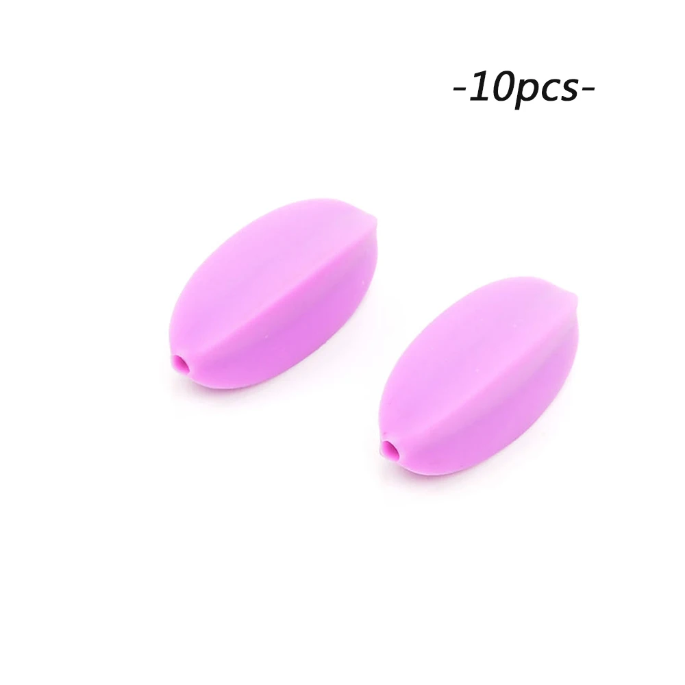 medium purple LOFCA 10 шт./лот силиконовые бусины карамболь BPA Бесплатно Детские Прорезыватели жевательные Детские Прорезыватели игрушки DIY ожерелье уход аксессуары Изготовление - Цвет: medium purple