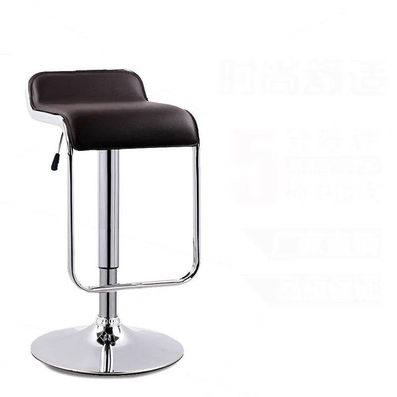

2pcs/lot Simple Design Lifting Swivel Bar Chair Rotating Adjustable Height Pub Bar Stool Chair PU Material Office Chair cadeira