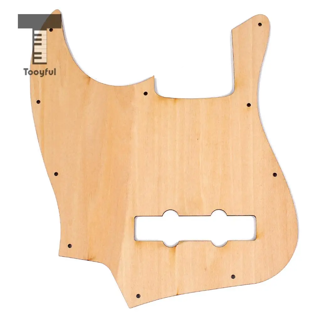 

Tooyful Relacement Maple Pickguard Scratch Plate For Jazz Bass JB Style Bass Guitar Accessory