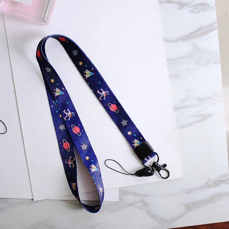 Long Lanyard1 Милый мультяшный ремешок на шею для держателей ID карт, ремешки для офиса, ремешки на шею для камеры, MP3, мобильного телефона, Висячие стропы, веревка - Цвет: Long Lanyard1