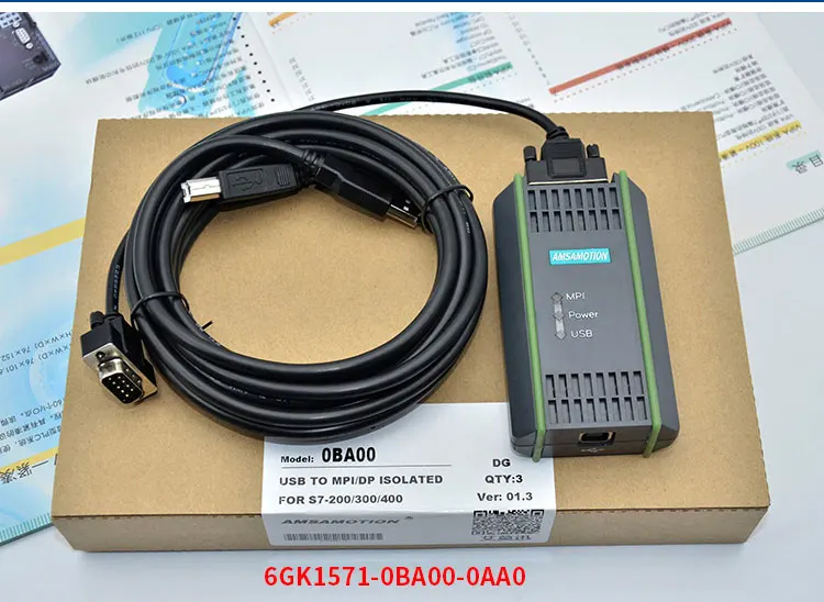 

USB-MPI DP PPI для S7-200/300/400 PLC Кабель для программирования ПК адаптер USB A2 6GK1 571-0BA00-0AA0 PC адаптер