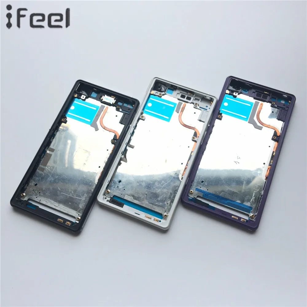 Новый передний средний Рамки ободок пластина шасси Корпус для Sony Xperia Z2 L50W D6503 d6502