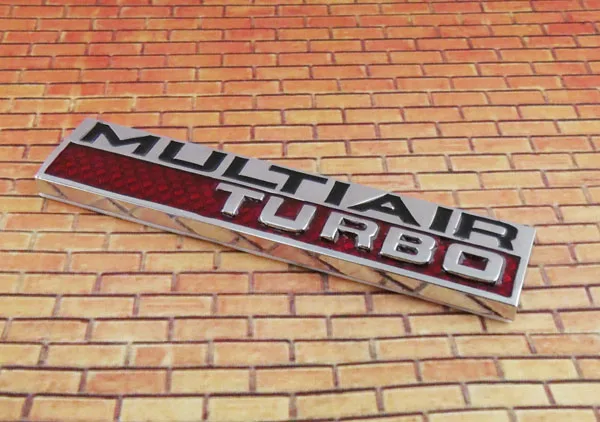 Авто хром Красный MULTIAIR турбо для 2012 2014 Дартс эмблема значок стикер|Наклейки на