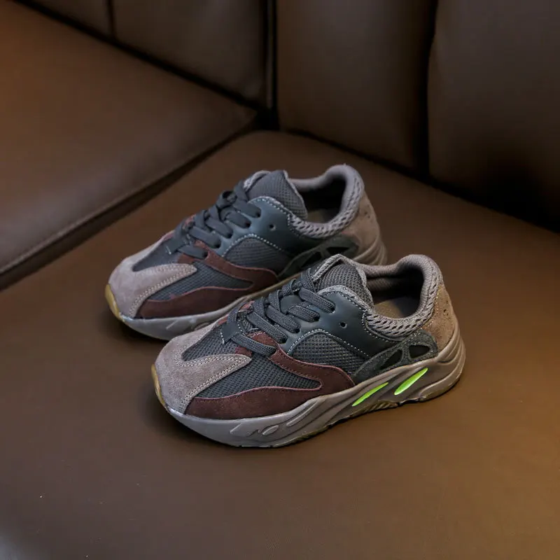 Весна 2019 мальчики девочки эластичная лента модные кроссовки для