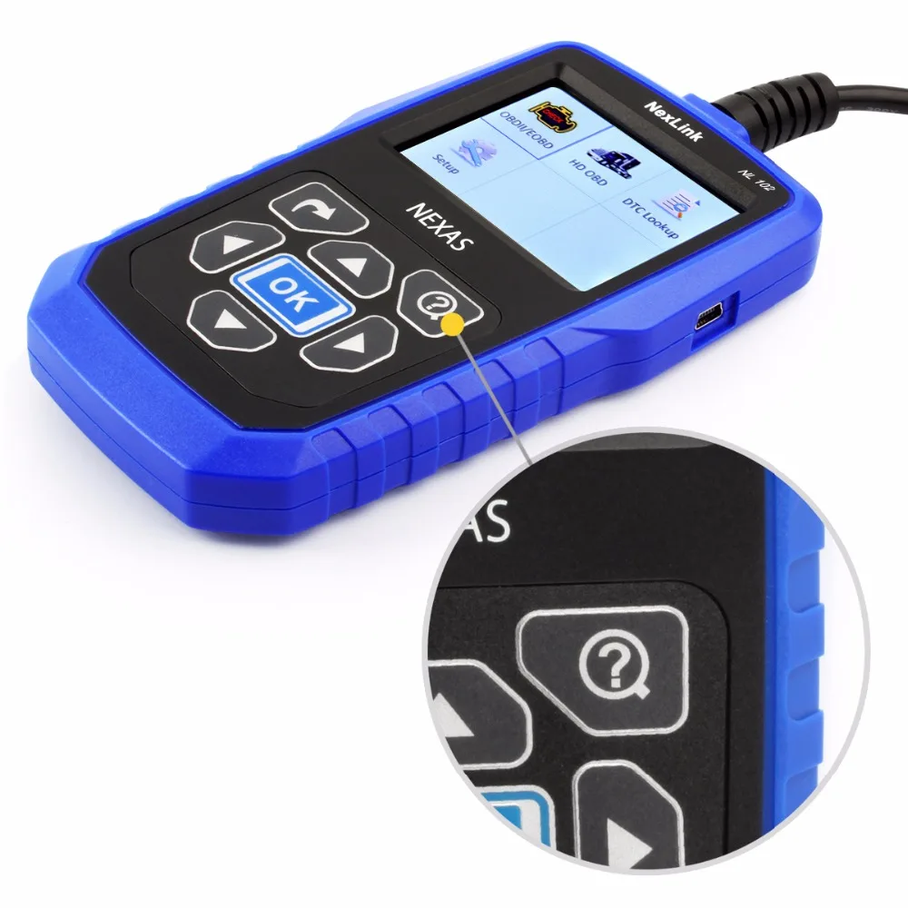 Диагностический сканер NEXAS NL102 OBDII для автомобилей и грузовиков|Диагностические