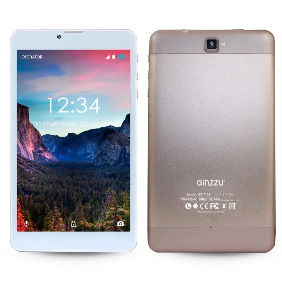 Новый 7 дюймовый сенсорный экран для планшета Ginzzu GT 7105 SC7731|ЖК-экраны и панели