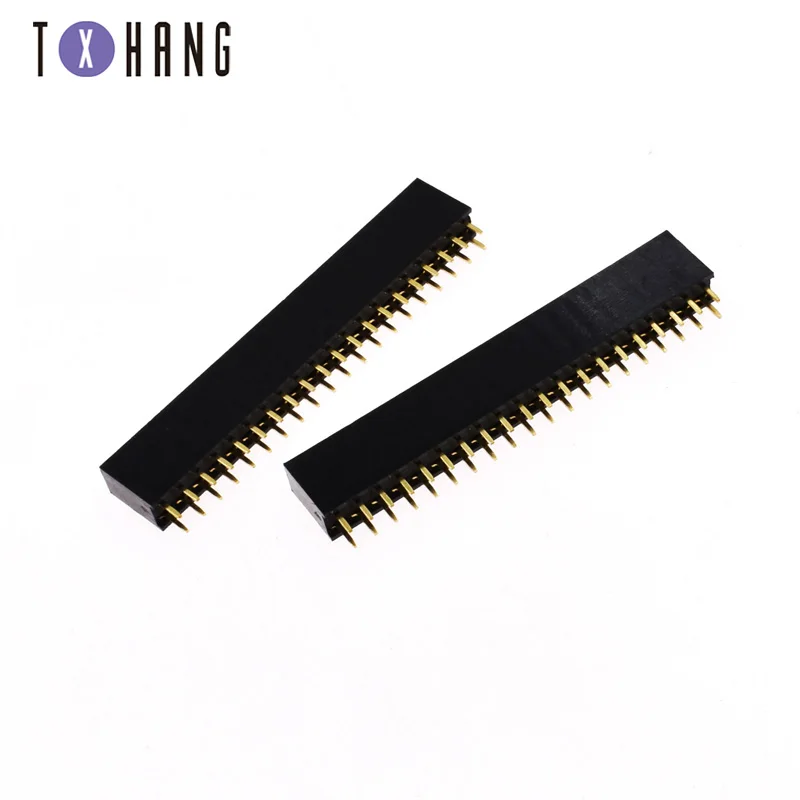 10 шт. 2 54 мм двухрядная гнездовая плата 3 40P PCB штырьковый разъем коннектор для Arduino 4