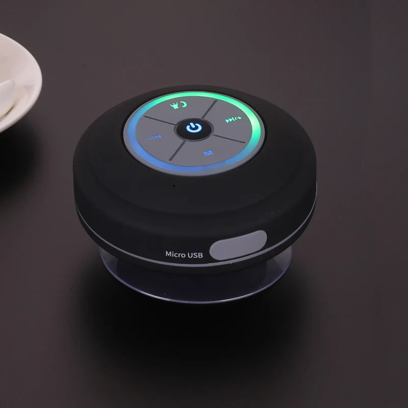 Q9 Мини Bluetooth/беспроводной динамик с присоской bathroon Водонепроницаемый Красочный