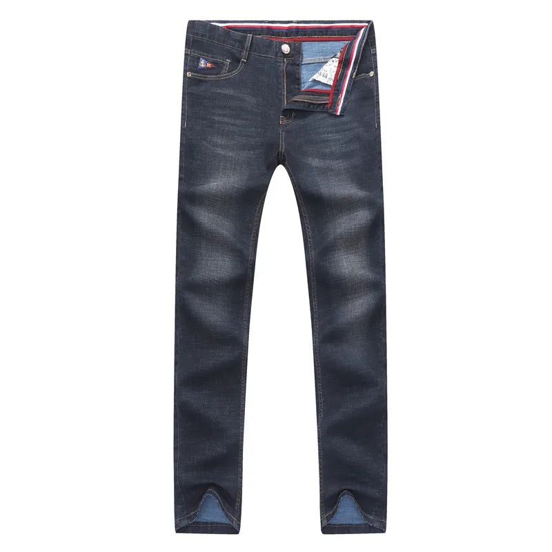 Джинсы мужские прямые повседневные и деловые Брендовые брюки из денима Tace & Shark