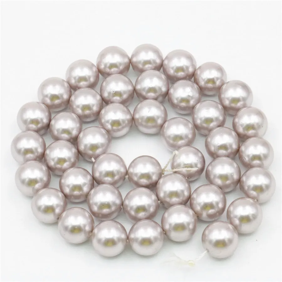 Charming 10mm Natural Mixed color black shell pearl Beads DIY Accessories gift manual Make Jewelry Wholesale Price AAA+ 16inch | Украшения