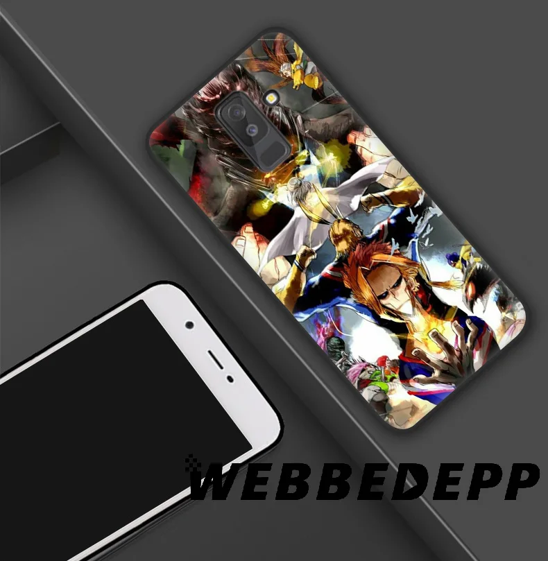 Мягкий силиконовый чехол WEBBEDEPP My Hero academic для Samsung Galaxy A9 A8 A7 A6 Plus 2018 A5 A3 2017 2016 Note 9 8 |
